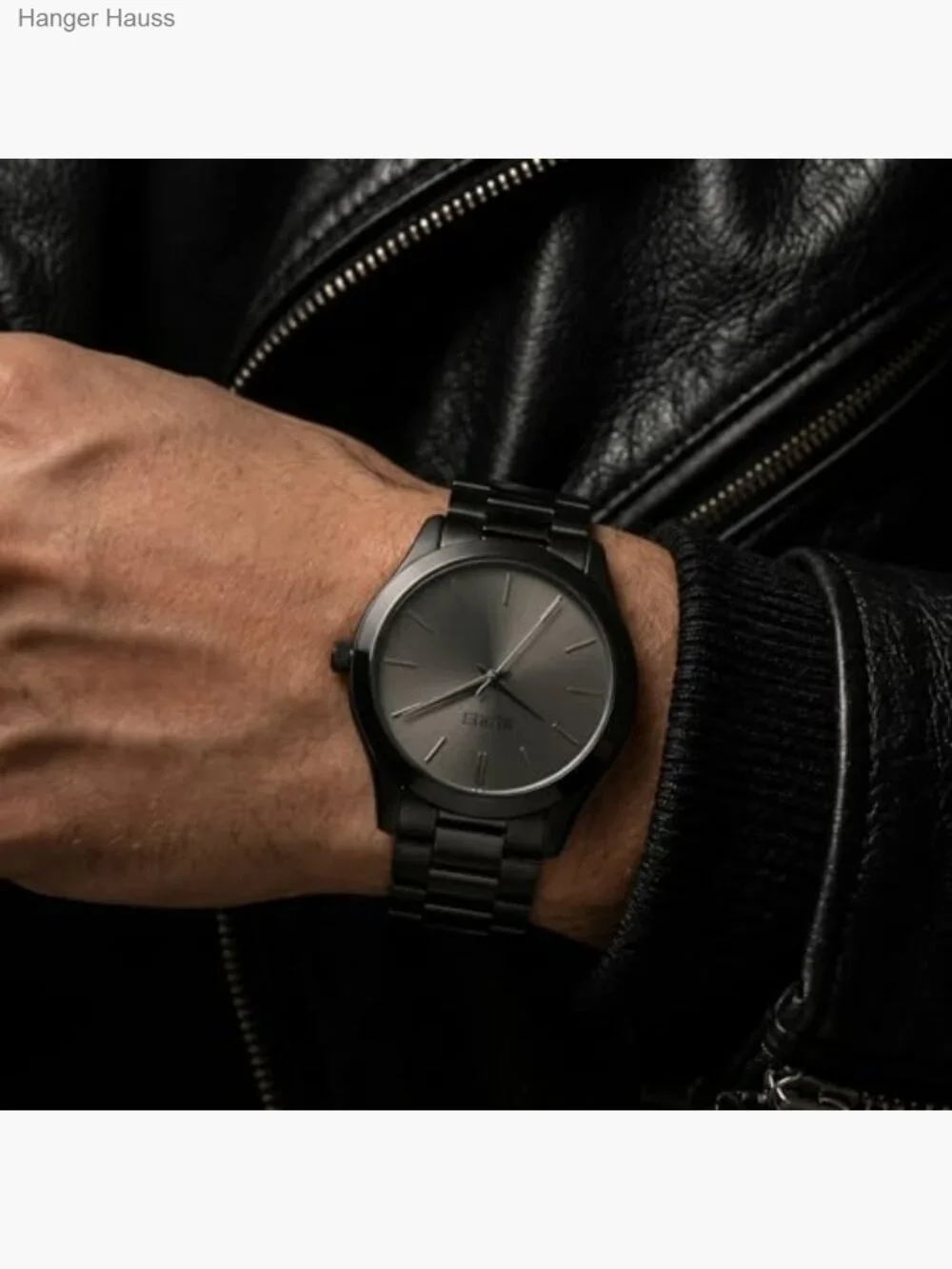 Stainless Steel Analog Quartz Watch for Men